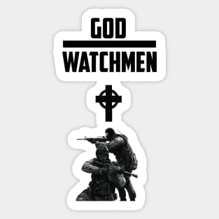 God Watchmen Tshirt Sticker